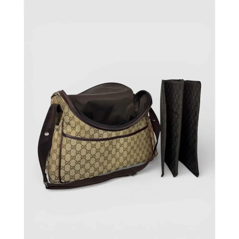 Gucci Monogram GG Canvas Diaper Bag